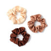 Picture of SCRUNCHIE TONAL BROWN 7CM 3 PACK